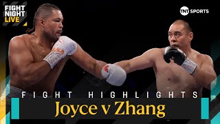 🇨🇳 𝐁𝐈𝐆 𝐁𝐀𝐍𝐆 𝐙𝐇𝐀𝐍𝐆 𝐃𝐎𝐄𝐒 𝐓𝐇𝐄 𝐃𝐎𝐔𝐁𝐋𝐄 💥  Zhilei Zhang vs Joe Joyce Fight Highlights  ZhangJoyce2 [upl. by Tomchay]