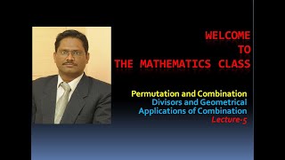 Permutation and Combination Lecture 5 [upl. by Ecnarepmet768]