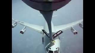 Near collision of USAF KC135 and NATO E3 AWACS [upl. by Anilys]