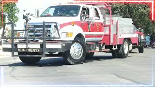 Watermelon Thump Parade 2022 Fire trucks [upl. by Elston38]