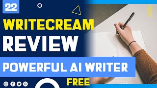 Writecream Review  Powerful AI Content Writing Tool  Must See [upl. by Trin]