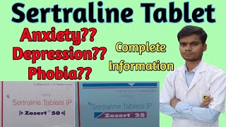 zosert tablet । zosert 50mg tablet।uses । benefits ।side effects in hindi। Sertaline 50 tablet । [upl. by Oribel]