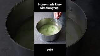 How to Make Chef Johns Lime Simple Syrup [upl. by Repsac]