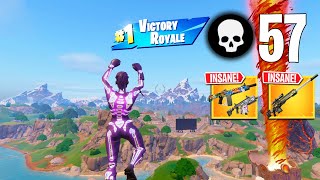 57 Elimination Solo Vs Squads Wins Full Gameplay Fortnite Chapter 5 [upl. by Ainnet257]