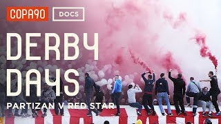 The Most Intense Atmosphere in Football  Partizan v Red Star  Derby Days [upl. by Amor]