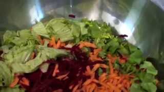 RECETTE DE SALADE CAROTTES BETTERAVES ETC [upl. by Anchie786]