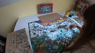 Time Lapse Puzzle Castorland Paradise Cove 3000 [upl. by Parris]