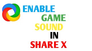 ENABLE GAME SOUND EASILY IN SHAREX [upl. by Ethelstan]