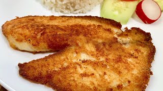 🚀 Como hacer FILETE de PESCADO EMPANIZADO CRUJIENTE Versión MOJARRA TILAPIA │ Ingrediente 791 [upl. by Tayib]