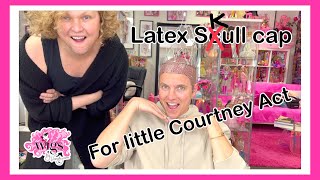 Making a Latex Skull Cap for Little Courtney Act [upl. by Ardnaxela133]