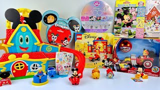 Mickey Mouse Toys Collection Unboxing Review  Roller Coaster Jumbo Fun House [upl. by Gehman]