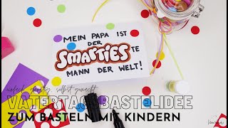 EASY DIY Lustige DIYGeschenkidee zum Vatertag für den smartesten liebsten Papa der Welt [upl. by Nealon]