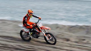 Racing Awesome Beach Race In Italy [upl. by Eeuqram549]