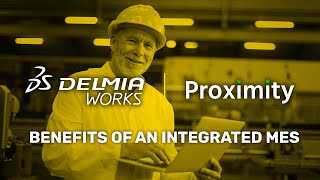 DELMIA  Works Manufacturing ERP Benefits of an Integrated MES in Manufacturing [upl. by Otrebogir]