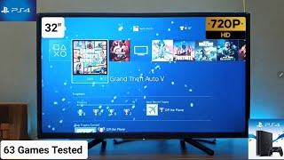 PS4 Slim 63 Games Tested on 720p TV 2023 [upl. by Hanover]