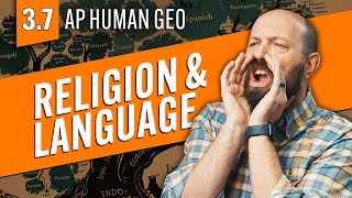 How LANGUAGES amp RELIGIONS Diffuse AP Human Geography Review—Unit 3 Topic 7 [upl. by Jump]