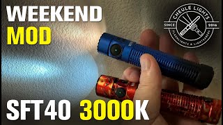 Weekend Mod  SFT40 3000K in Warrior mini 3 [upl. by Ettolrahs952]