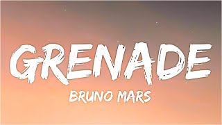 Bruno Mars  Grenade Lyrics 1080 FULL HD [upl. by Thessa]