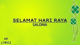 Saloma  Selamat Hari Raya Lirik [upl. by Pavel987]