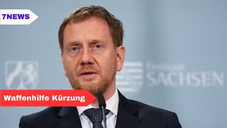 Sachsens Ministerpräsident Kretschmer Müssen Ukraine Waffenhilfe kürzen [upl. by Marte]