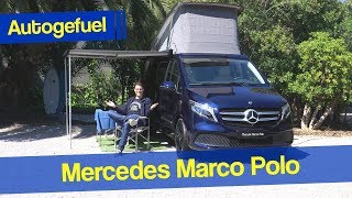 New Mercedes Marco Polo REVIEW VClass Camper Facelift  Autogefuel [upl. by Aguayo]