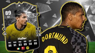 CHEAP DROGBA 89 HALLER SHOWDOWN  Player Review  ULTIMATE TEAM 24 l FC 24 [upl. by Naul]