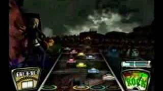 Guitar Hero 2 Custom Song Through the Fire and the Flames [upl. by Akeirahs520]