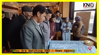 Div Com Kashmir VK Bidhuri visits NaqshoNigar an art craft amp photography exhibition in Srinagar [upl. by Ettelrahc]