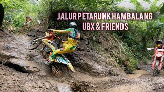 PEMBALAP MELINTIR SEMUA 🫣 JALUR BARU HAMBALANG HARD ENDURO 2024 HALBIL UBAS EXTREME [upl. by Ahsian]