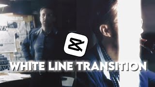 White line transition on CapCutEditing tutorial 3 [upl. by Ytteb]