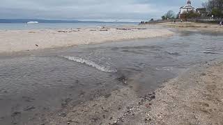 Bore soliton on the Croft River Holywood Northern Ireland [upl. by Lledniuq]