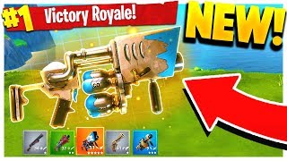 NEW Legendary SNOWBALL LAUNCHER Fortnite Battle Royale Update [upl. by Alyda]