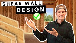 How to Design Wood Shear Wall End Posts  Full Design Example  NDS [upl. by Chaves]