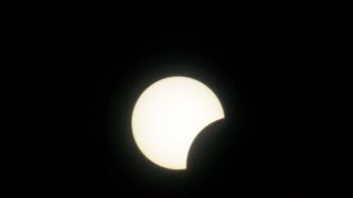 TIMELAPSE See the solar eclipse over Tampa Bay [upl. by Parrie]