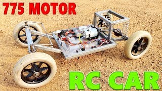 How to make a RC CAR with 775 Motor [upl. by Werdn]