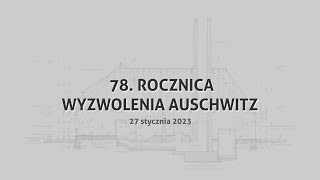 78 rocznica wyzwolenia Auschwitz  Obchody rocznicowe JĘZYK POLSKI [upl. by Tammie]