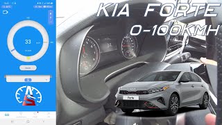 Kia Forte 0 a 100kmh 062MPH [upl. by Ytitsahc]