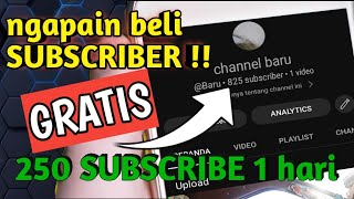 Cara mendapatkan subscriber dengan mudah youtuberpemula dapurtutorial [upl. by Dnomsad]