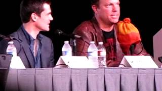 Adam Baldwin Explains Jaynes Firefly Hat at SDCC [upl. by Ahsitneuq]