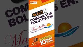 Punto de venta de boletos para a Carrera Contecon Manzanillo 2024 MARBELLA SALÓN DE EVENTOS [upl. by Notpmah]