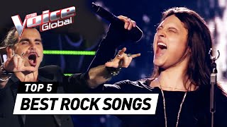 THE VOICE  BEST ROCK SONGS in The Blind Auditions [upl. by Yuji]