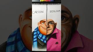 Drawing Gru From Dispicable Me 4 👀 Realism ✨art drawing dispicableme4 [upl. by Conners104]