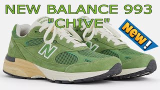 NEW  NEW BALANCE 993 quotCHIVEquot  MAKING THE WARMER DAYS ALOT COOLER newbalance sneakers [upl. by Omar451]