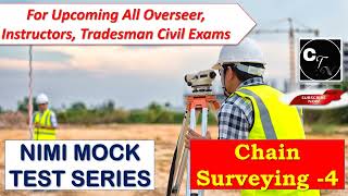 NIMI MOCK TEST SERIESSECOND SEMESTER ITI DRAUGHTSMAN CIVILCHAIN SURVEYING CIVIL ENGINEERING EXAMS [upl. by Editha481]