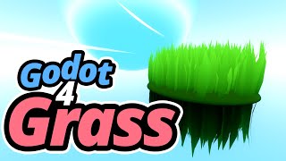 Tutorial Stylized Grass in Godot 4 [upl. by Abner466]