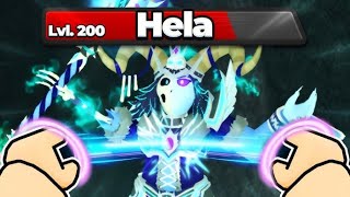 Dungeon Quest  Hela Raid Solo [upl. by Vowel]