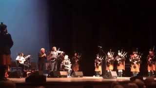 Brian Boru Irish Pipe Band with The Chieftains [upl. by Atnwahs928]