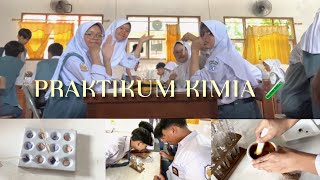 School vlog  Praktikum asam basa 🧂💧 [upl. by Einafets]