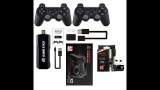 WiFi e Atualizar Jogos no NOVO GAME STICK 4k CHIP S905X 30000 jogos 64gb🟢🎮🕹️ [upl. by Enair]