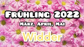 Orakel Widder♈ Frühling 2022🌱 März April Mai [upl. by Hancock]